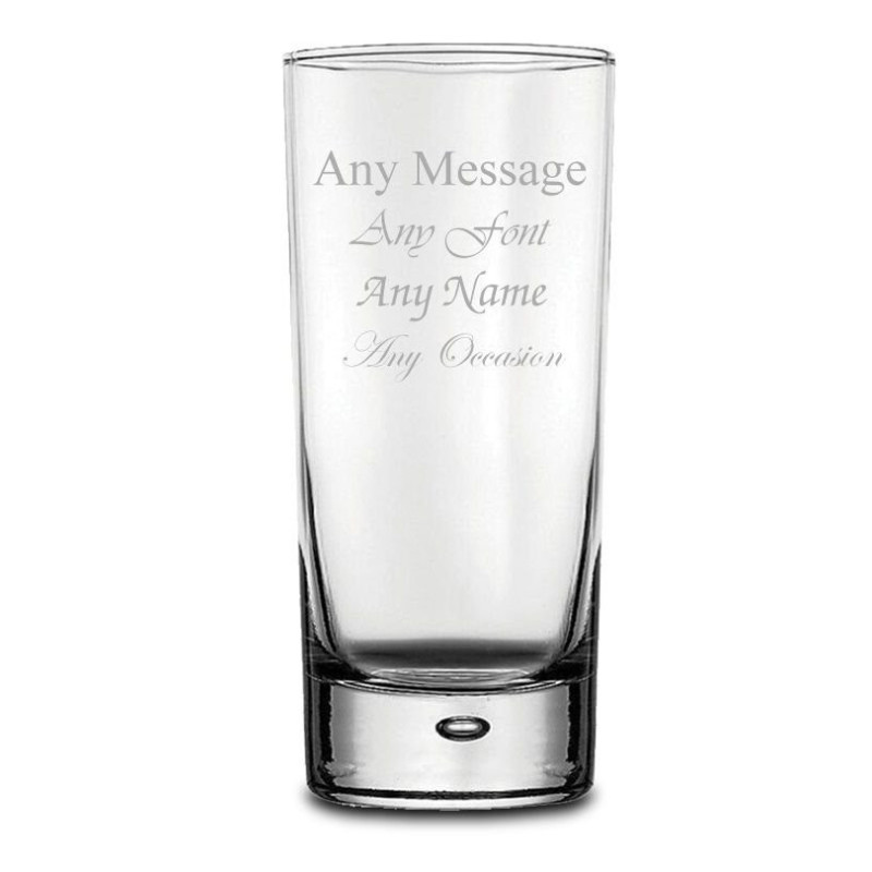 Bubble Base High Ball Glass