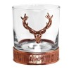 Majestic Stag Head Copper Whisky Glass - 1