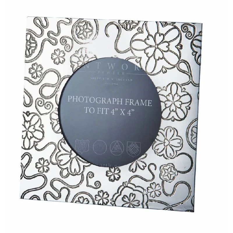 Yorkshire Rose Pewter Photo Frame Small - 1 Yorkshire Rose Pewter Photo Frame Small - 1