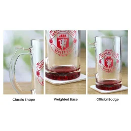 Official Manchester United 20oz Beer Mug - 6