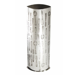 Knife Fork & Spoon Pewter Vase Large - 1