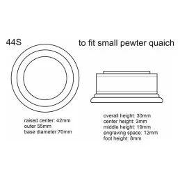 Quaich Plinth Small