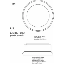 Quaich Plinth Large Plus