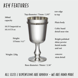Celtic Band Goblet