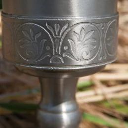 Medieval Pewter Goblet
