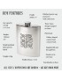 3 Lions Kidney Pewter Hip Flask