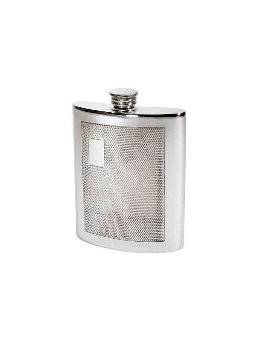 Barley Kidney Pewter Hip Flask 6oz	Barley Kidney Pewter Hip Flask 6oz