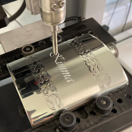 Celtic Band Kidney Pewter Hip Flask