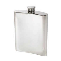 Chinese Dragon Pewter Kidney Hip Flask
