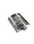 Chinese Dragon Pewter Kidney Hip Flask