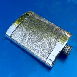 Red Room Pewter Kidney Hip Flask