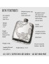 Acanthus Pewter Pocket Flask	Acanthus Pewter Pocket Flask
