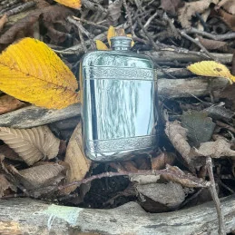 Celtic Bands Pewter Pocket Flask