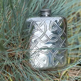 Celtic Knot Pewter Pocket Flask