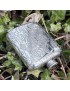 	Leaf Pattern Pewter Pocket Flask