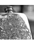 Skull Heart Cluster Pewter Pocket Flask