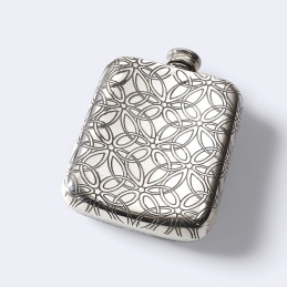 Triquetra Pewter Pocket Flask 4oz