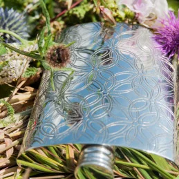 Triquetra Pewter Pocket Flask 6oz