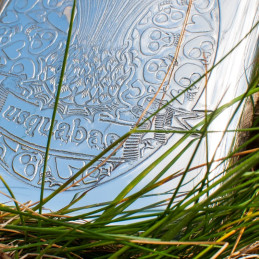 Yorkshire Rose Pewter Pocket Flask