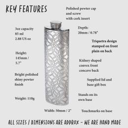 Triquetra Purse Flask