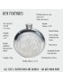 Knox Round Pewter Flask