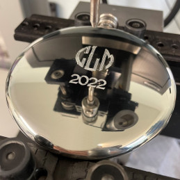 Round Pewter Sporran Flask