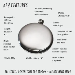 Round Sporran Flask