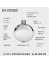Plain Round Pewter Flask 4oz