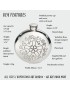 Round Yorkshire Rose Pewter Flask