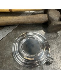 Clay Shot Pewter Flask