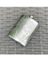 Cricket Scene Pewter Hip Flask