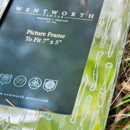 Knife Fork Spoon Pewter Photo Frame Large