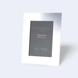 Plain Large Pewter Photo Frame