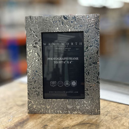 Love Skull Pewter Photo Frame Medium