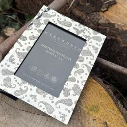 Paisley Pewter Photo Frame Medium