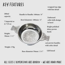 Kells Medium Quaich