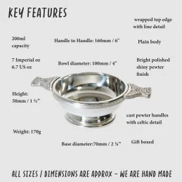 Quaich Plain Medium