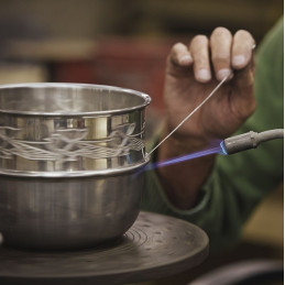 Knox Birdy Pewter Bowl