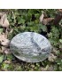	Leaf Design Pewter Bowl
