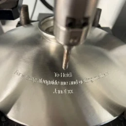  Leaf Design Pewter Bowl