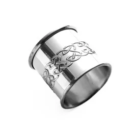 Celtic Style Pewter Napkin Ring