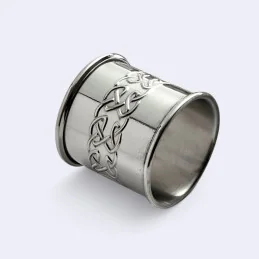 Celtic Style Pewter Napkin Ring