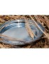 Gadroon Rim Pewter Tray Small