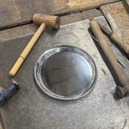Round Pewter Tray s