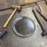Round Pewter Tray s