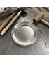 Antique Finish Pewter Plate Medium