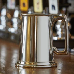  Plain Pewter Tankard 2 Pint
