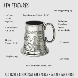 Grandson Pewter Mug