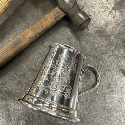 Humpty Dumpty Pewter Mug