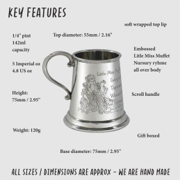 Little Miss Muffet Baby Mug